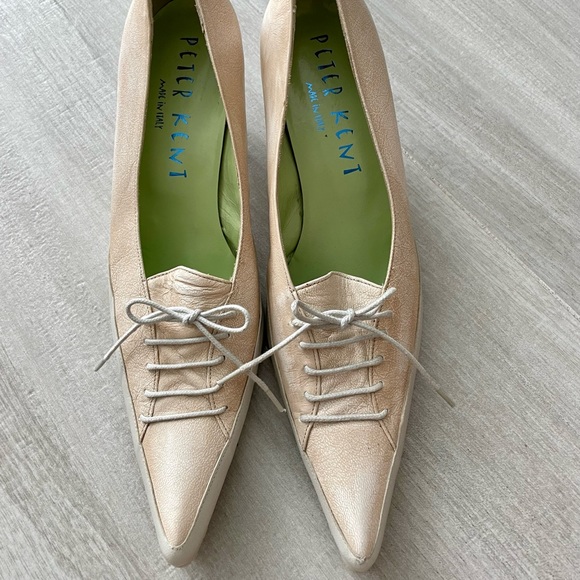 Peter Kent Leather Kitten heels - Picture 2 of 4